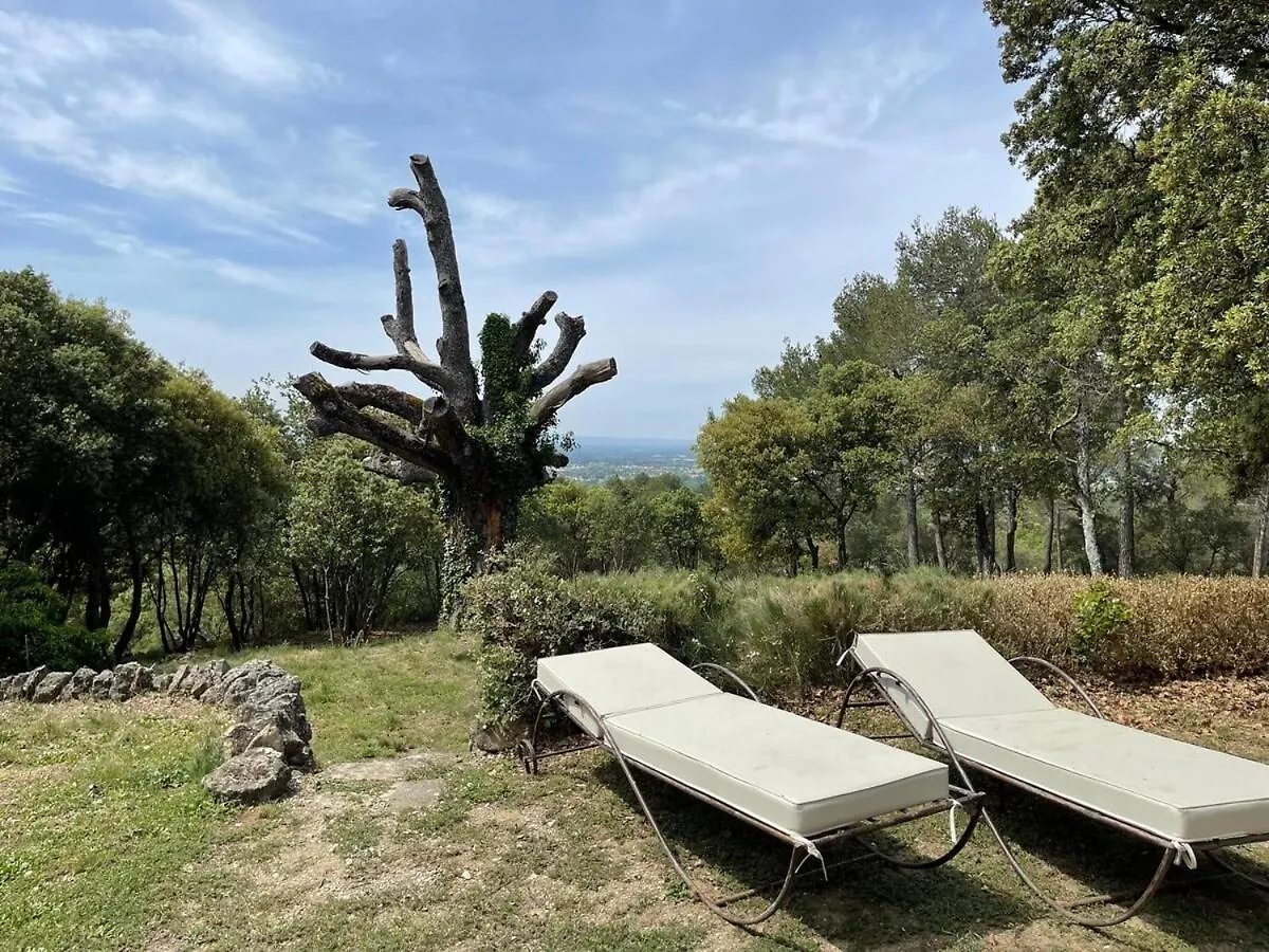 Luberon Gite Chaleureux 100 M2 Piscine Jardin Saumane-de-Vaucluse Frankrijk